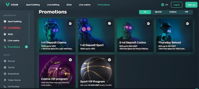 vave - online casinos in Australia