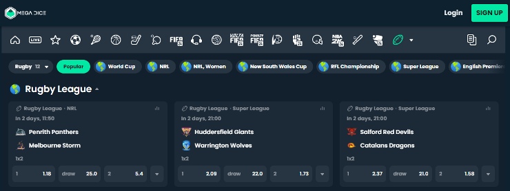 new betting sites Australia - rugby