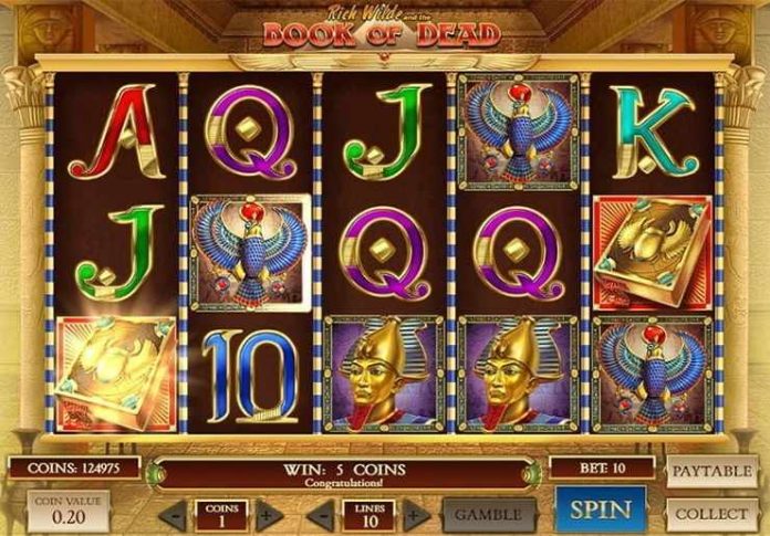 Book of Dead - claim free spins at an online casino