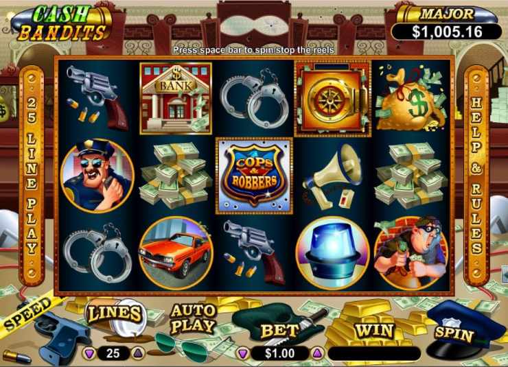 Cash Bandits - claim free spins at online casinos