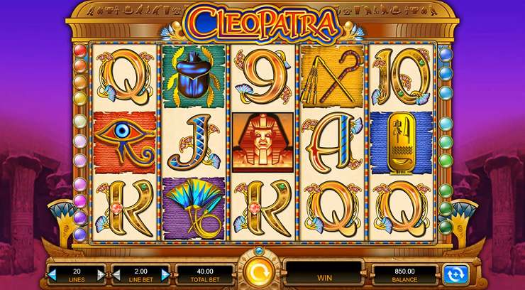 Cleopatra online pokies with free spins