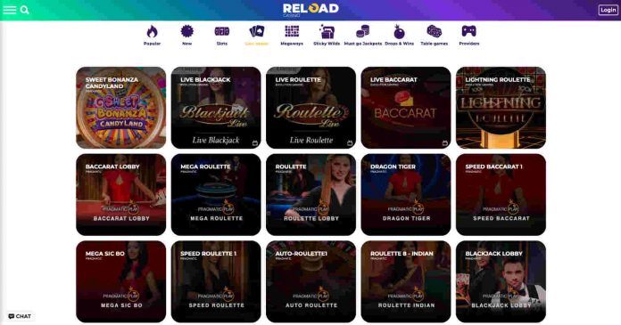 Best Live Casinos Reload
