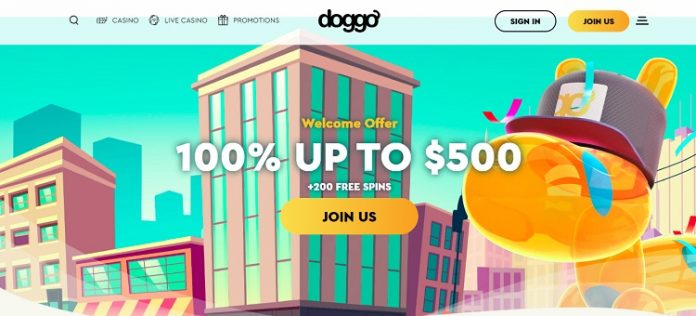 Doggo Casino welcome bonus