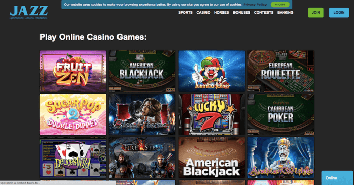 jazzsports casino homepage
