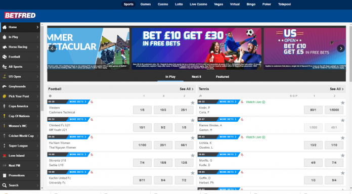 Betfred Horse Racing betting