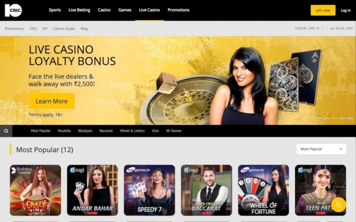 10cric best india online casino