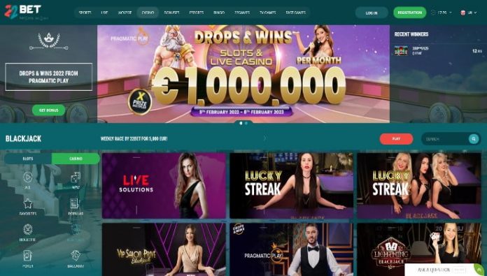 A look at the 22Bet live dealer games