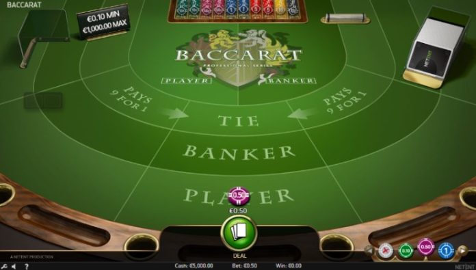 Baccarat Professional Series from NetEnt