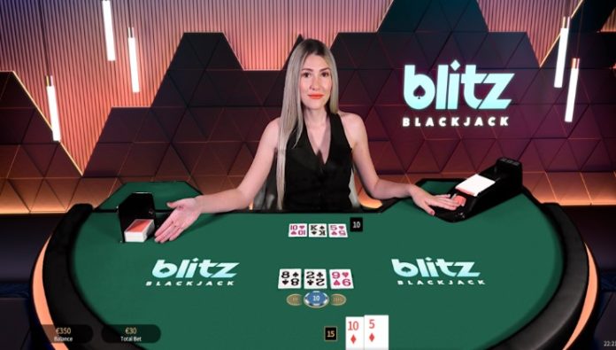 Blitz Blackjack from the NetEnt Live brand