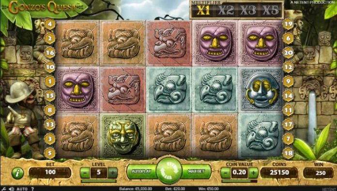 The Gonzo’s Quest online slot game