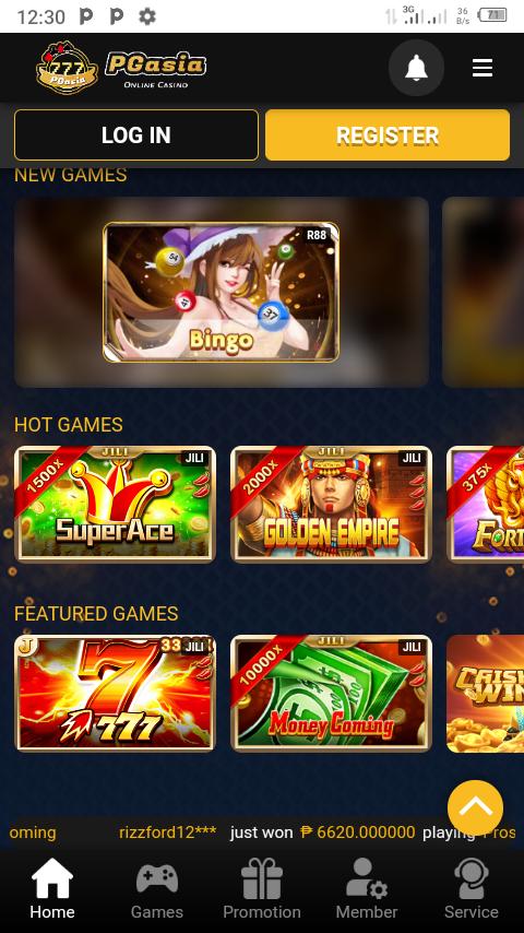PG Asia mobile casino site