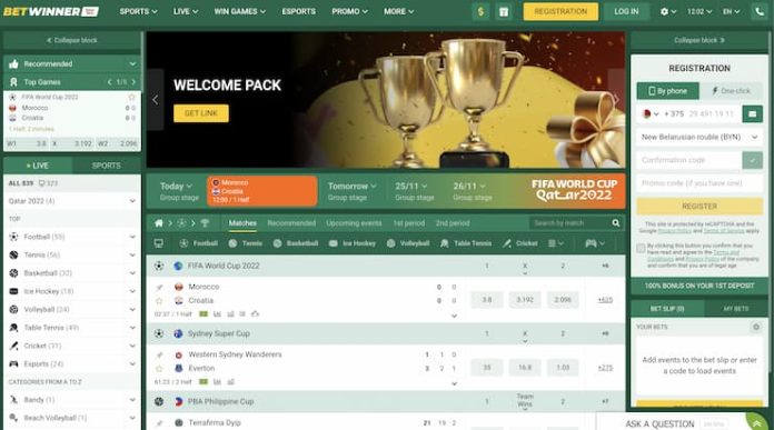 Betwinner homepage - The best online betting sites in Pakistan 