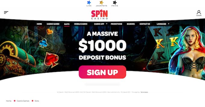 spin casino online singapore
