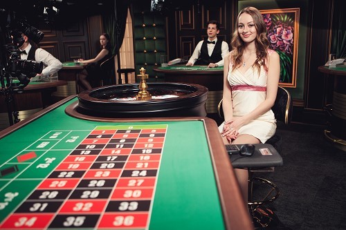 Live casino roulette