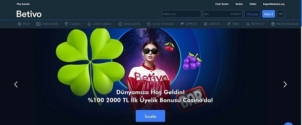 Betivo - Yüksek Bonus Veren Bitcoin Casino Sitesi