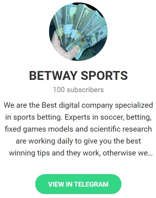 Betway Sports telegram min