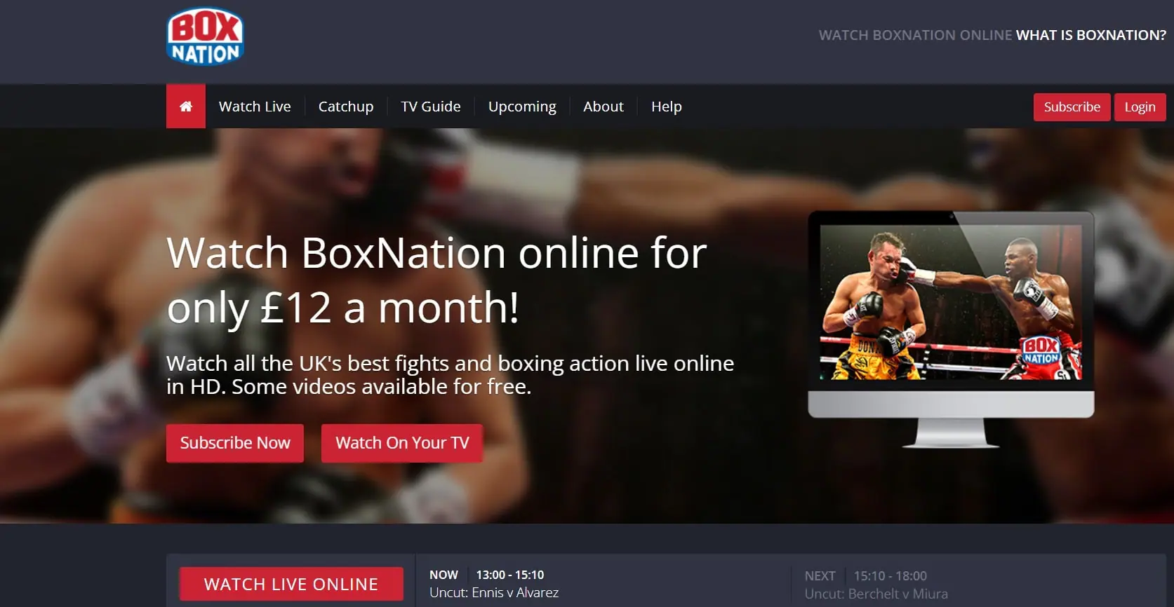 free boxing streaming sites uk