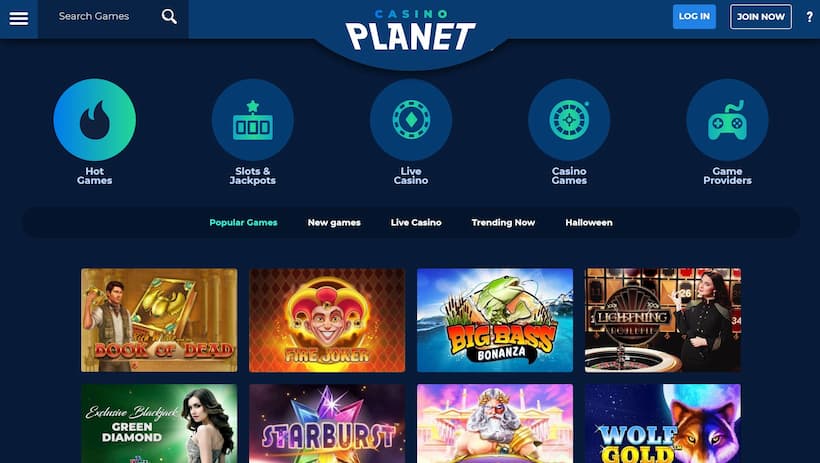 Casino Planet Lobby 1