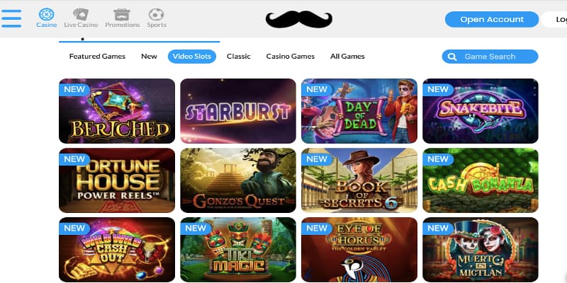 Mr Play slots library