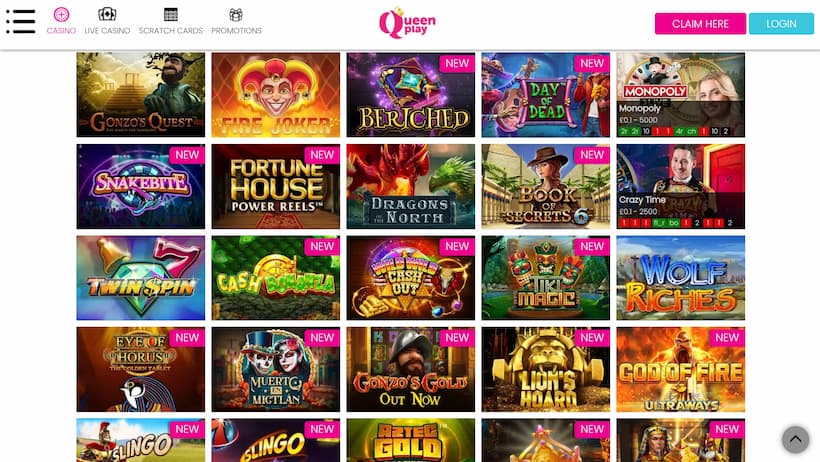 QueenPlay Casino Games 1