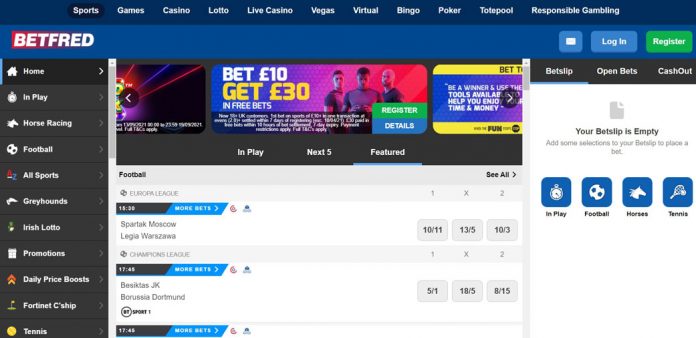 bet on rugby leaugue at Betfred