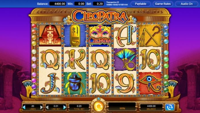 The Cleopatra online slot game from IGT