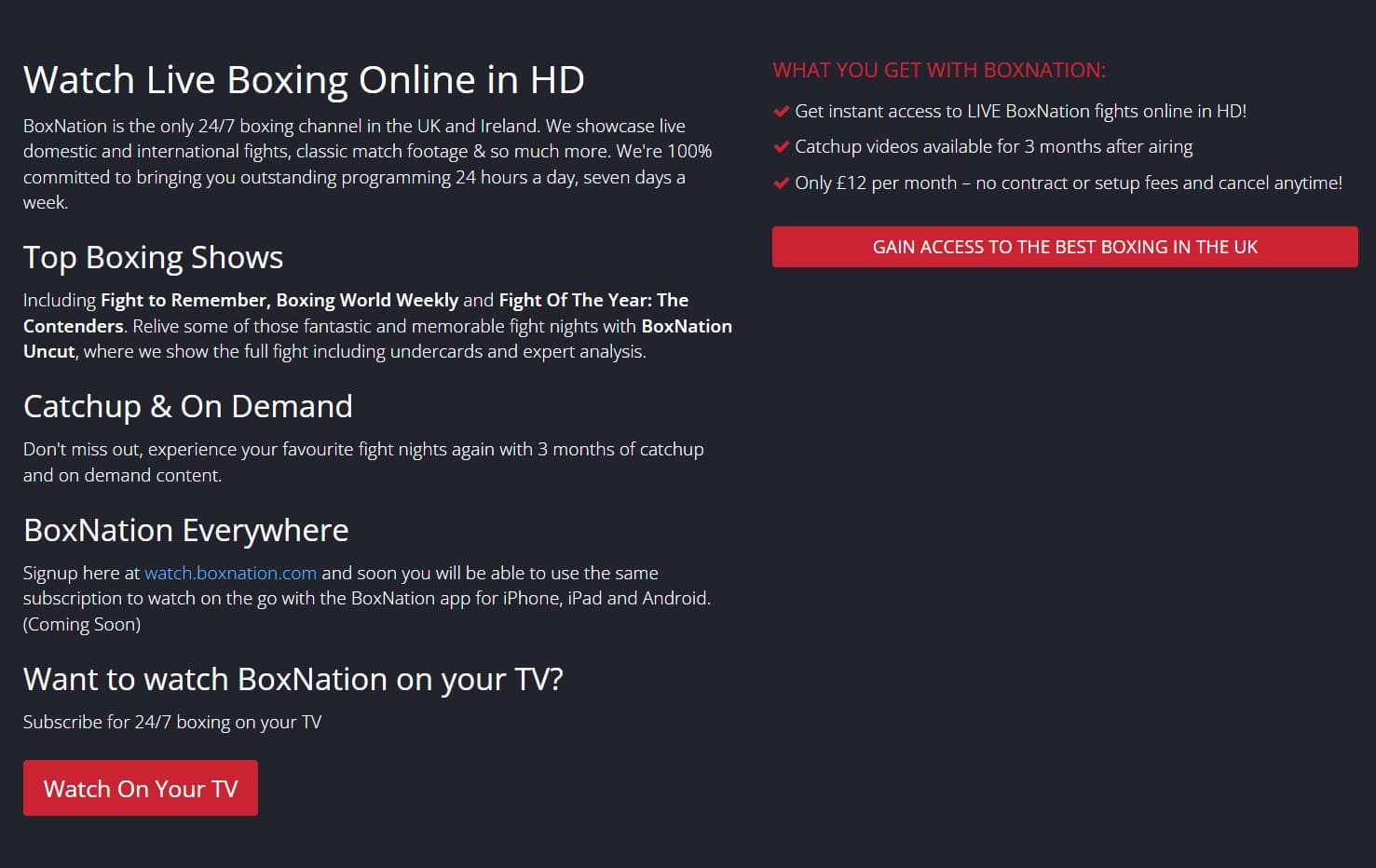 Boxing Streaming Sites UK 2023 Top Streaming Sites For Boxing