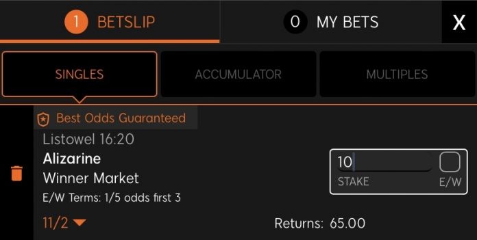 Tuesday 20th September - NAP of the Day