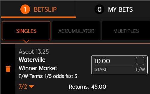 NB to our horse racing NAP of the day for 15 October 2022 is Waterville