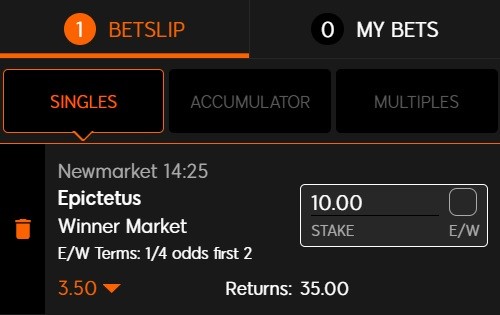 NB to the horse racing NAP of the day for 8 October 2022 is Epicetus