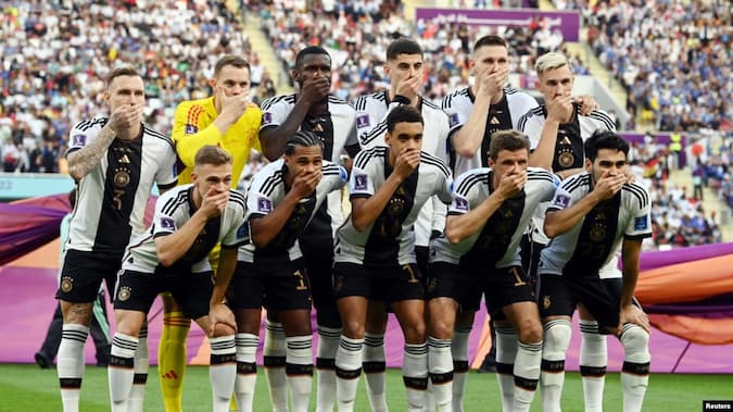 Germany Players Silenced