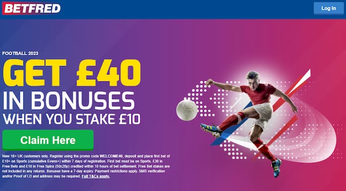 Betfred b10g40 new offer Free Bets