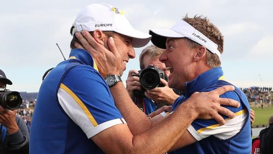 Sergio Garcia and Ian Poulter Ryder Cup Golf