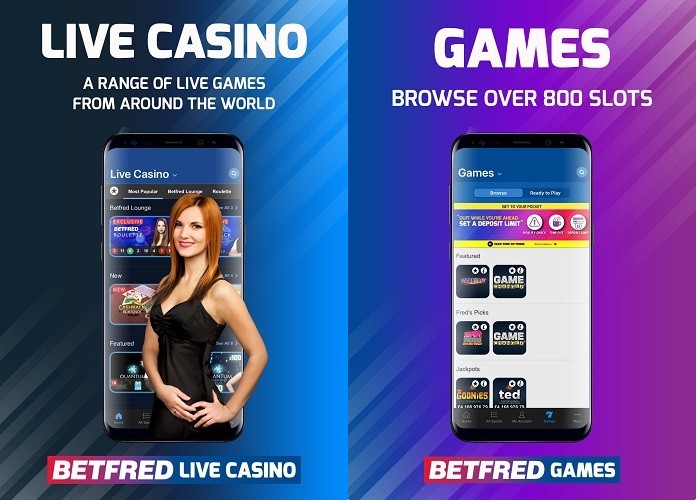 best casino apps in the UK include Betfred