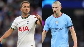 harry kane tottenham erling haaland man city