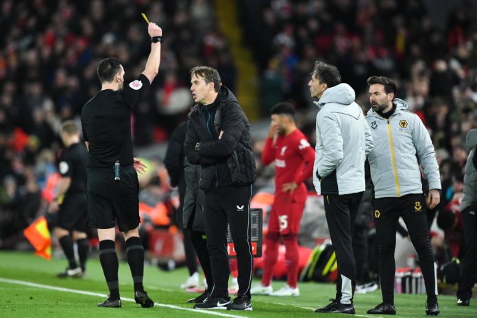 Wolves Vs Liverpool FA Cup Yellow Card