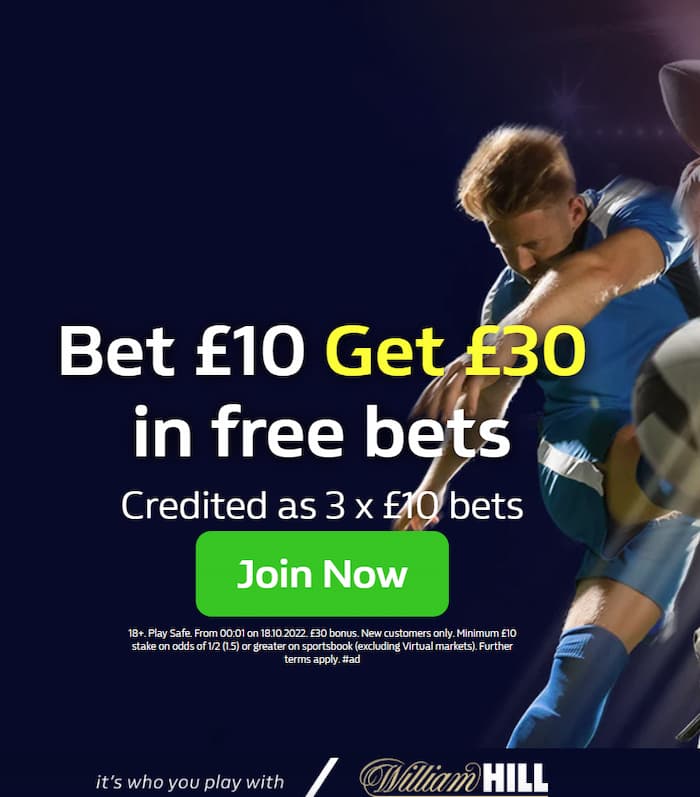William Hill free bets