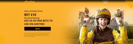 Betfair Grand National Free Bet Offer - Bet £10 Get A £5 Free Bet