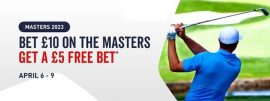 masters free bet virgin