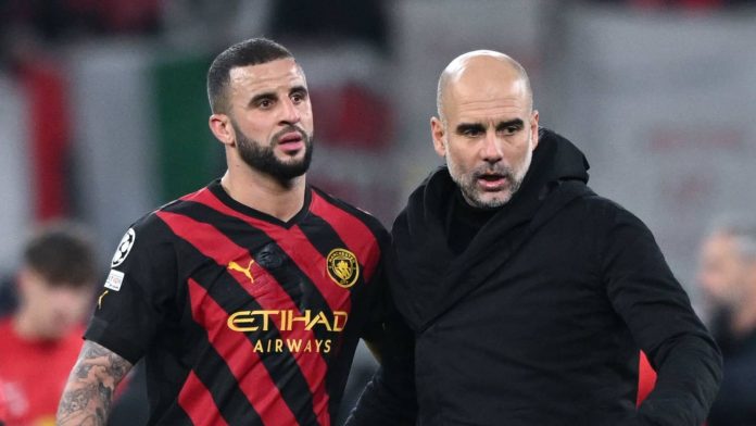 pep guardiola kyle walker