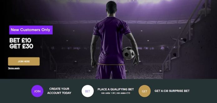 kwiff sign up offer: bet 10 get 30