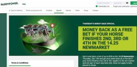 paddy power money back