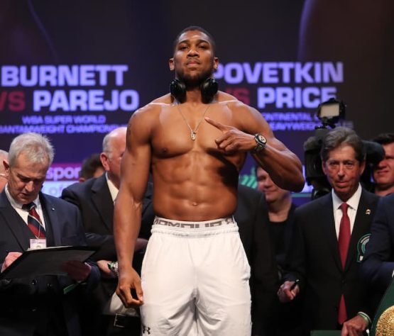 Anthony Joshua Boxing Weigh-Ins