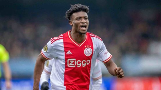 Arsenal target Mohammed Kudus in action for Ajax