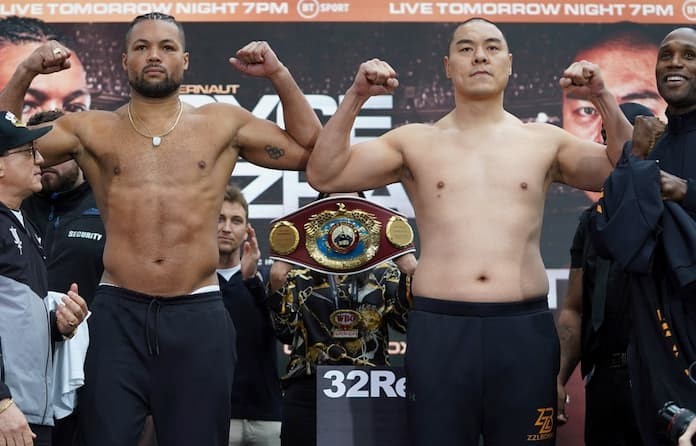 Zhang vs Joyce Belts