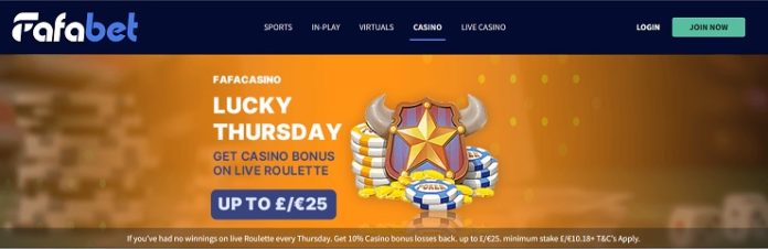 Best Payout Online Casino UK fafabet casino
