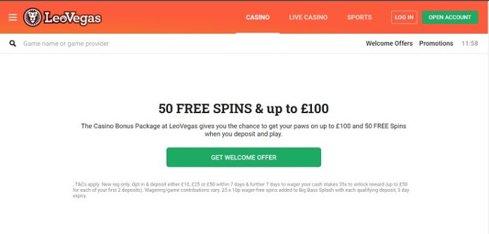 Best Payout Online Casino UK leovegas