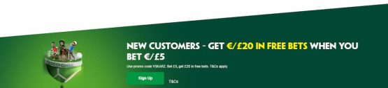 Paddy Power Betting Offer - Bet £5 Get £20 In Free Bets