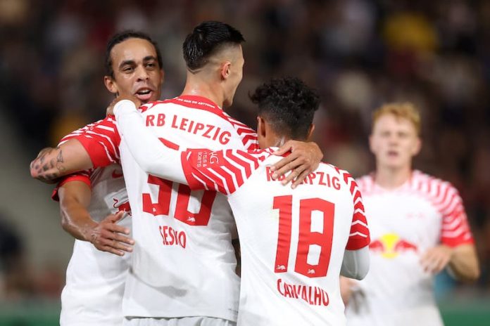 RB Leipzig - Red Star - 3:1. Champions League. Match review, statistics  (Oct. 25, 2023) —