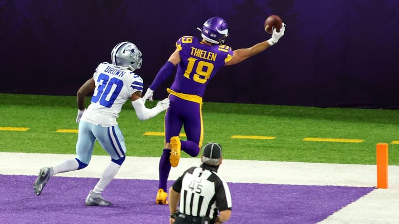 Vikings WR Adam Thielen is due another big game...
